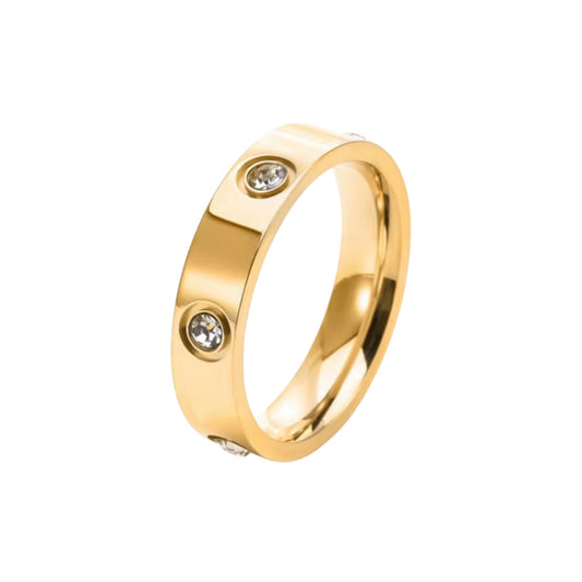 Infinity Ring | 18K vergoldet