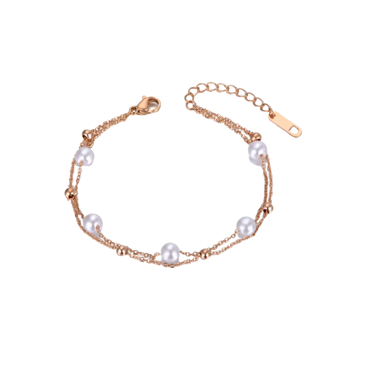 Rose Pearl Armband