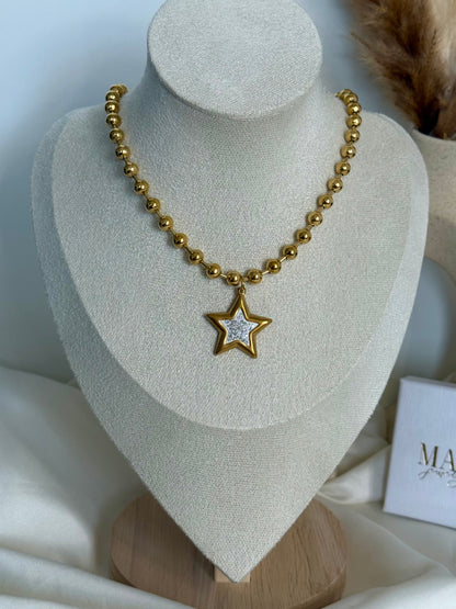 Crystal Star Halskette
