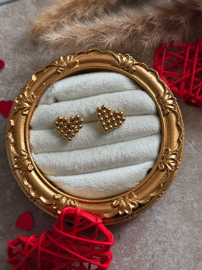 Golden Bliss Heart | 18K Vergoldung