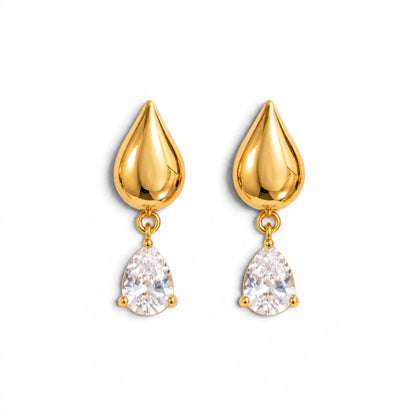 Crystal Drop Ohrringe