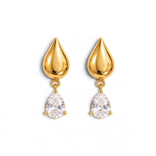 Crystal Drop Ohrringe