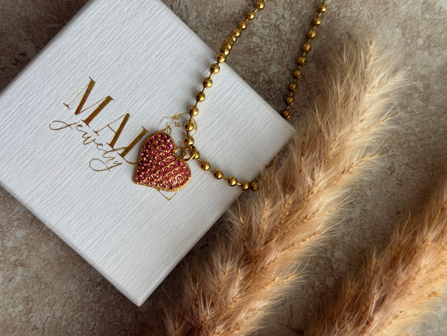 Candy Heart Halskette