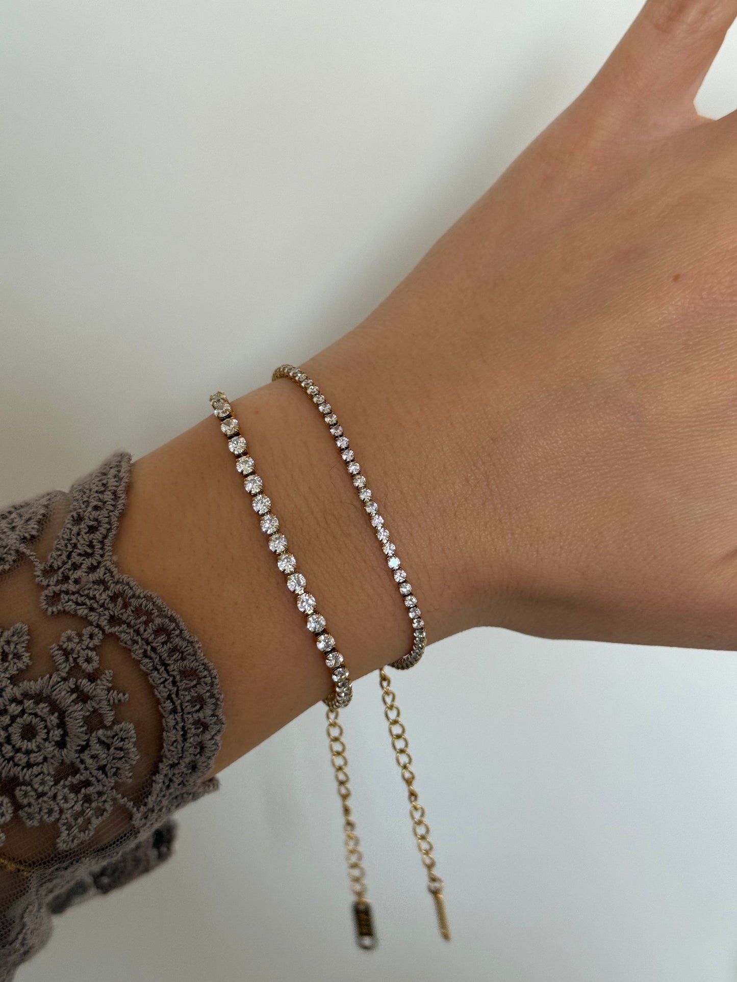 Tennisarmband | 18k vergoldet