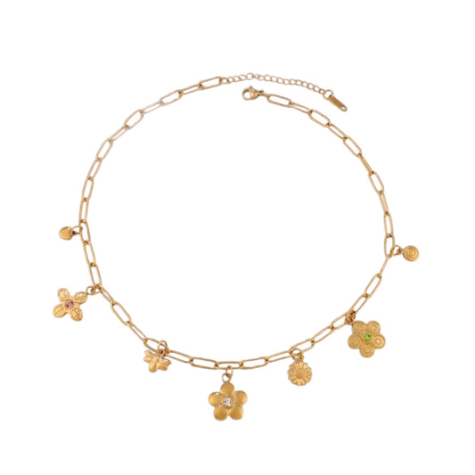 Petal Glow Halskette | Stainless Steel