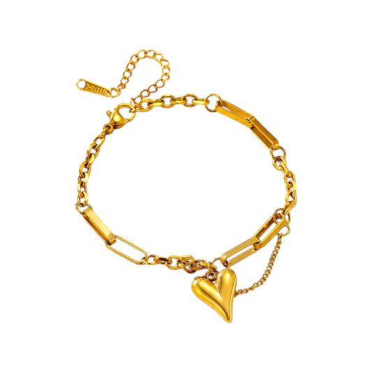 Heart Chain Armband