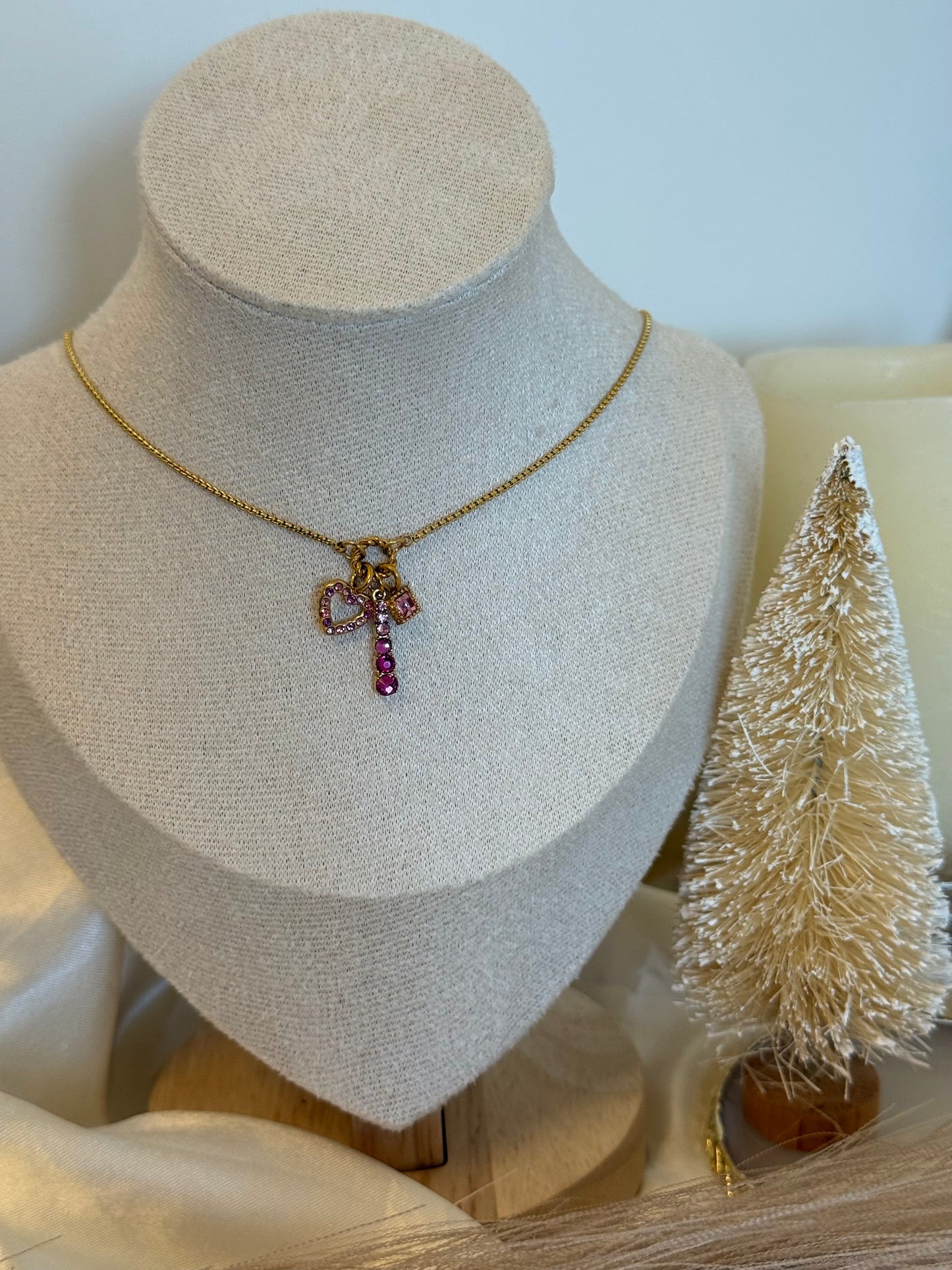 Pink Charm Halskette