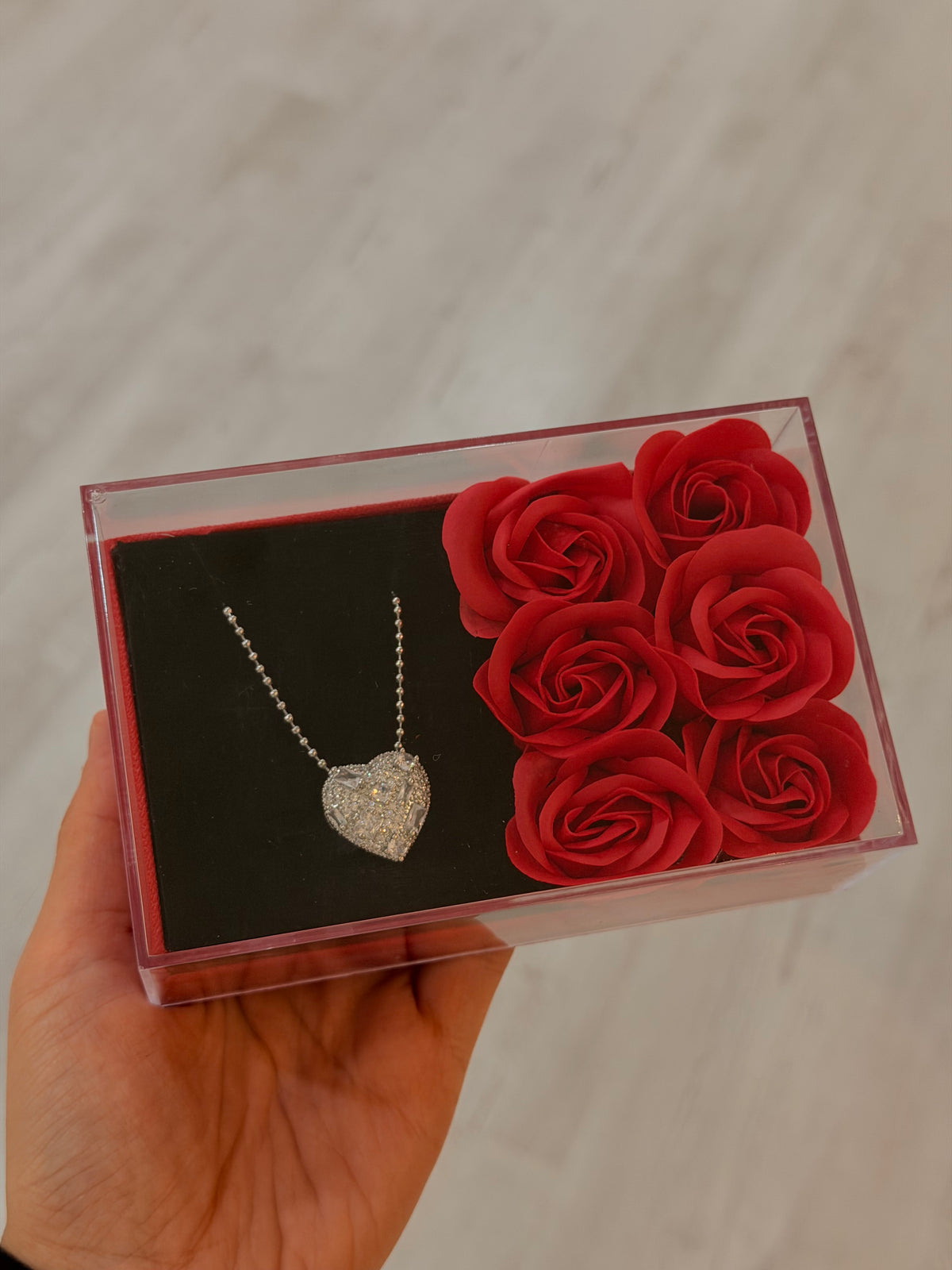 Rose Schmuck Box