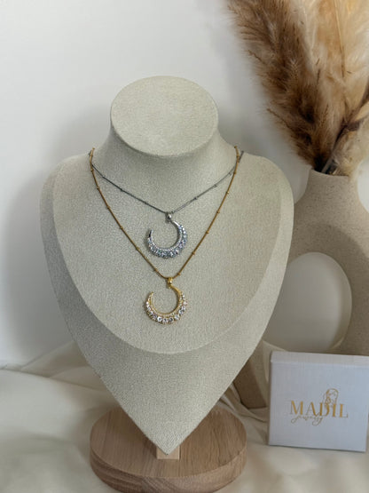 Celestial Moon Halskette