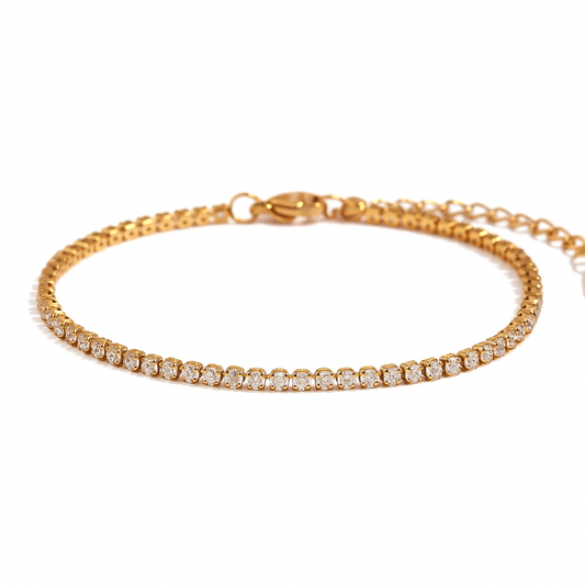 Tennisarmband | 18K vergoldet