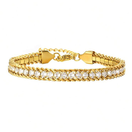 Shimmer Armband | 14K vergoldet