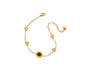 Roma Black Armband | 18K vergoldet