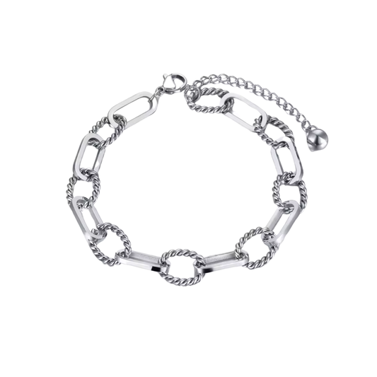 Silver Link Armband