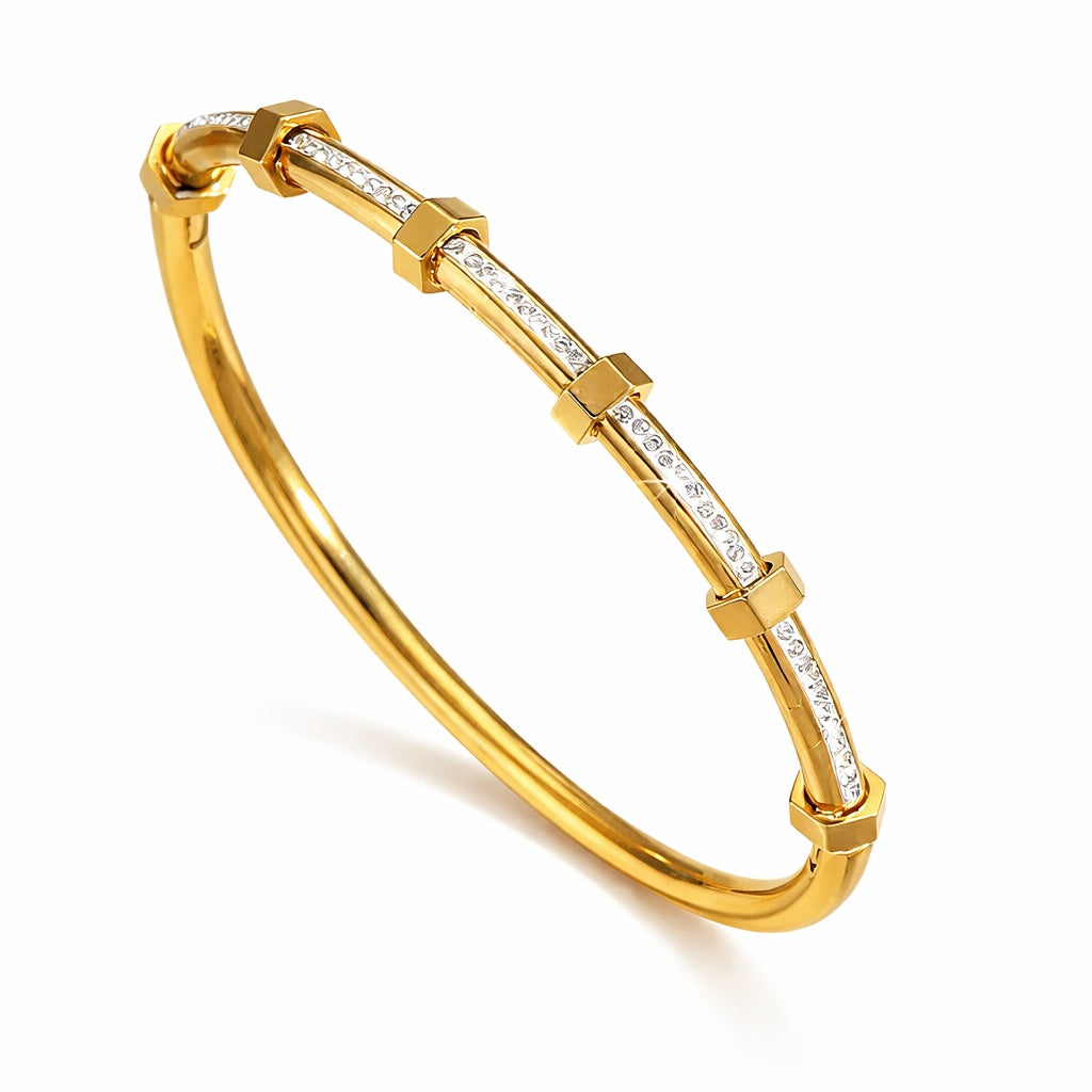 Bolt Crystal Armreif