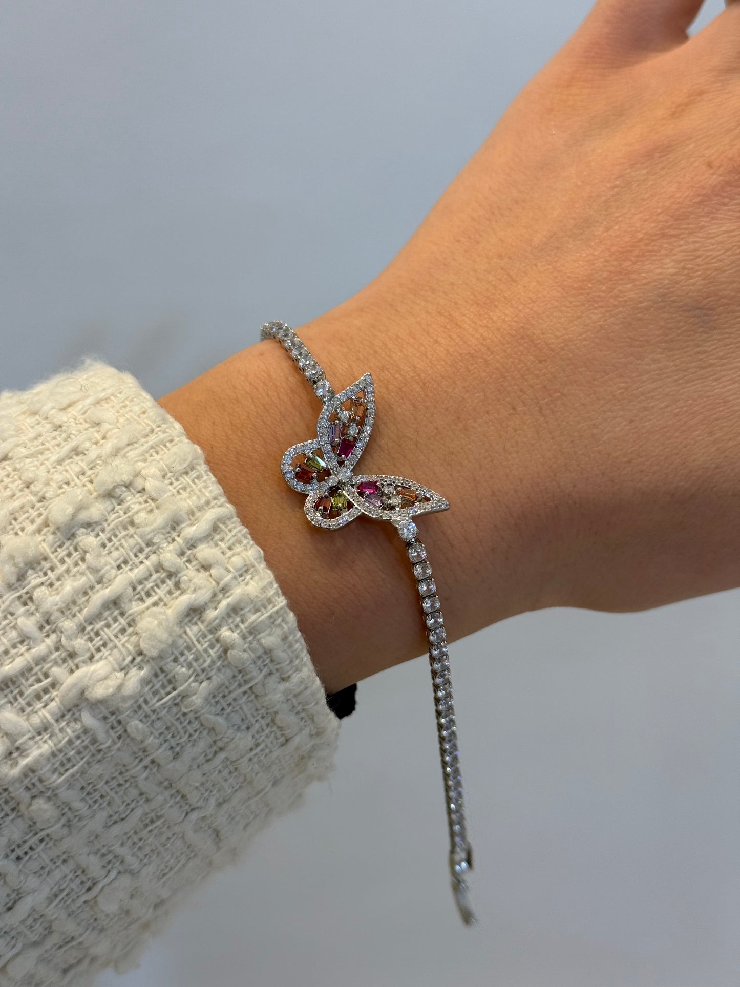 Rainbow Butterfly Armband