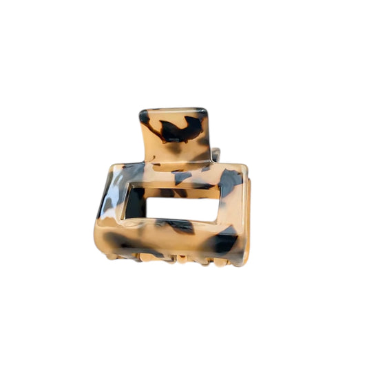 Elegant Square Clip | Leopard