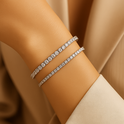 Tennisarmband | 18K vergoldet