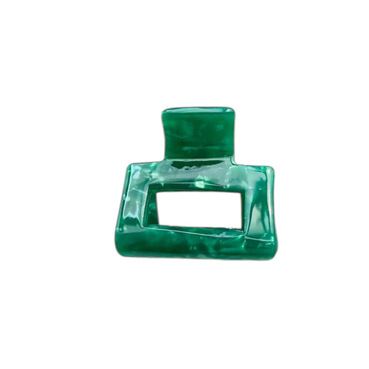 Elegant Square Clip | Emerald