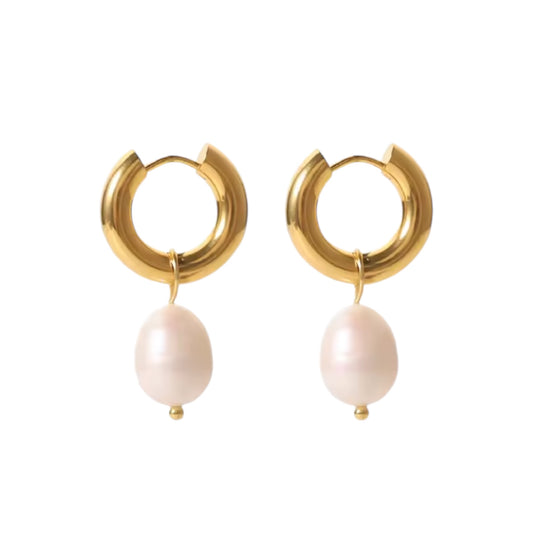 Pearl Drop Middle Ohrring