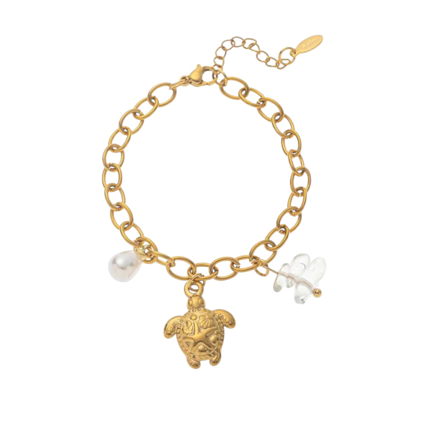 Turtle Charm Armband