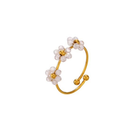 Bloom Ring - Weiß