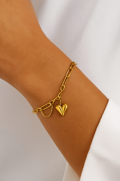 Heart Chain Armband
