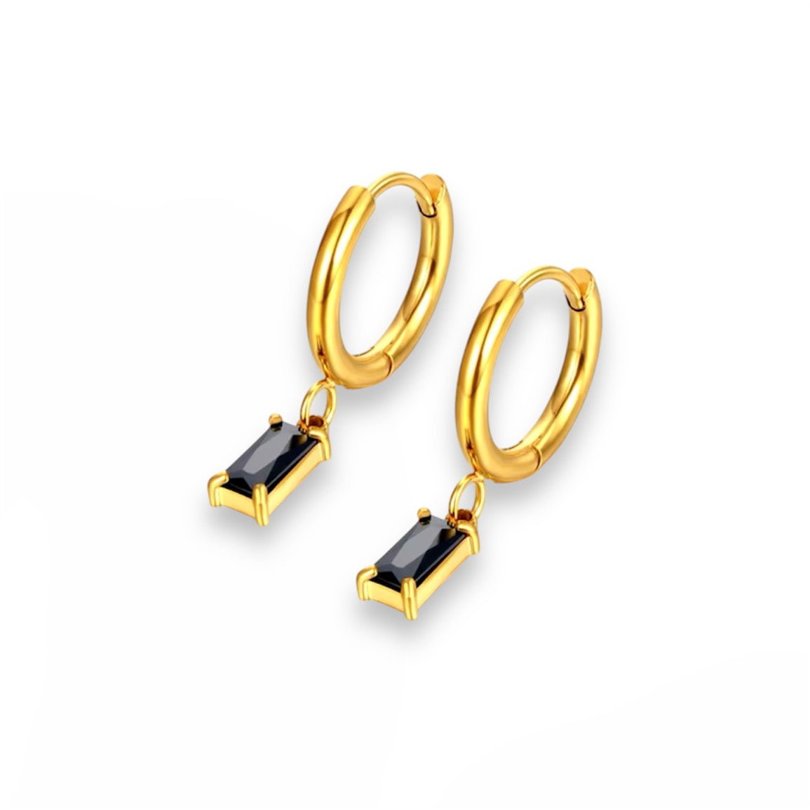 Gem Hoops | 18K vergoldet