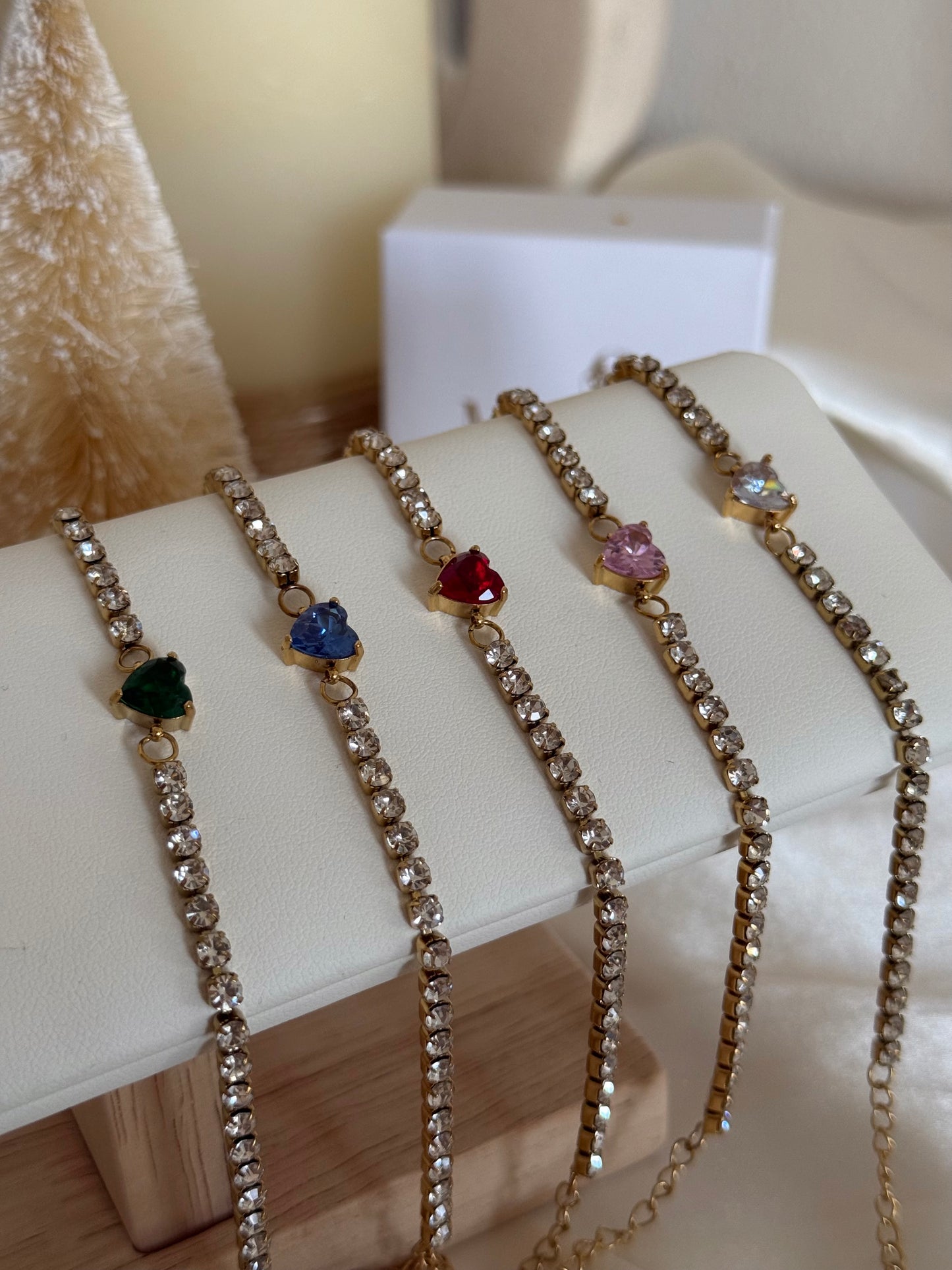 Heart Tennis Armband