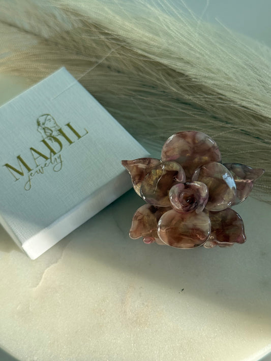 Rosy Blossom Haarspange |Vintage Rose