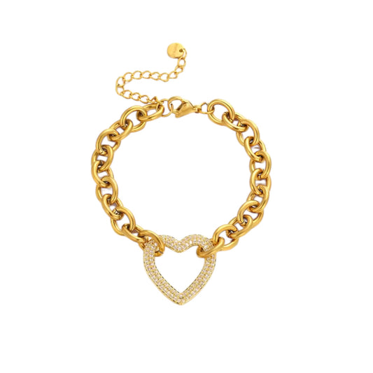Statement Heart Armband