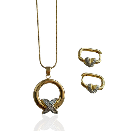 Golden X Set | 18K vergoldet