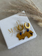 Golden Autumn Hoops