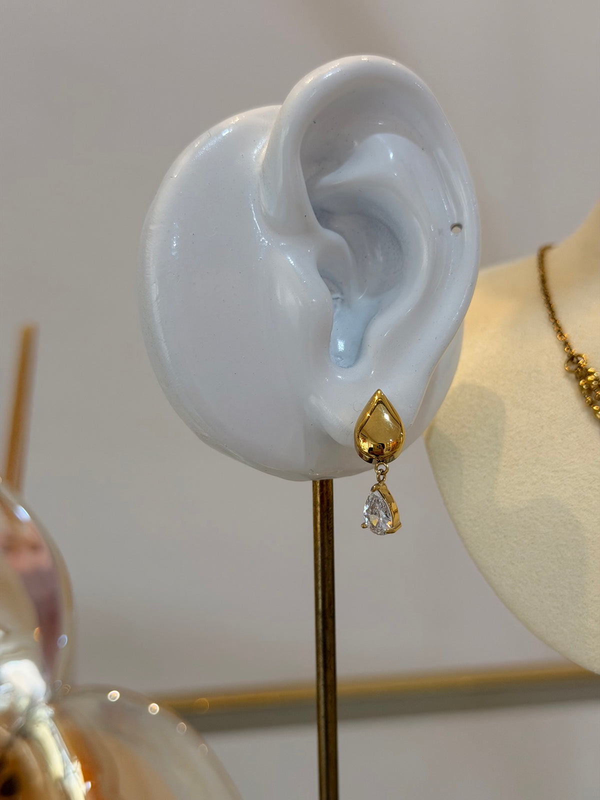 Crystal Drop Ohrringe