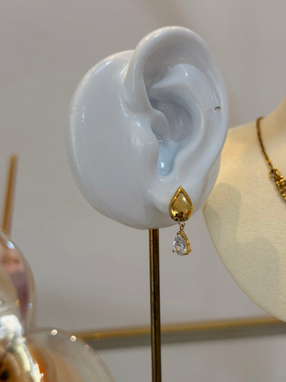 Crystal Drop Ohrringe
