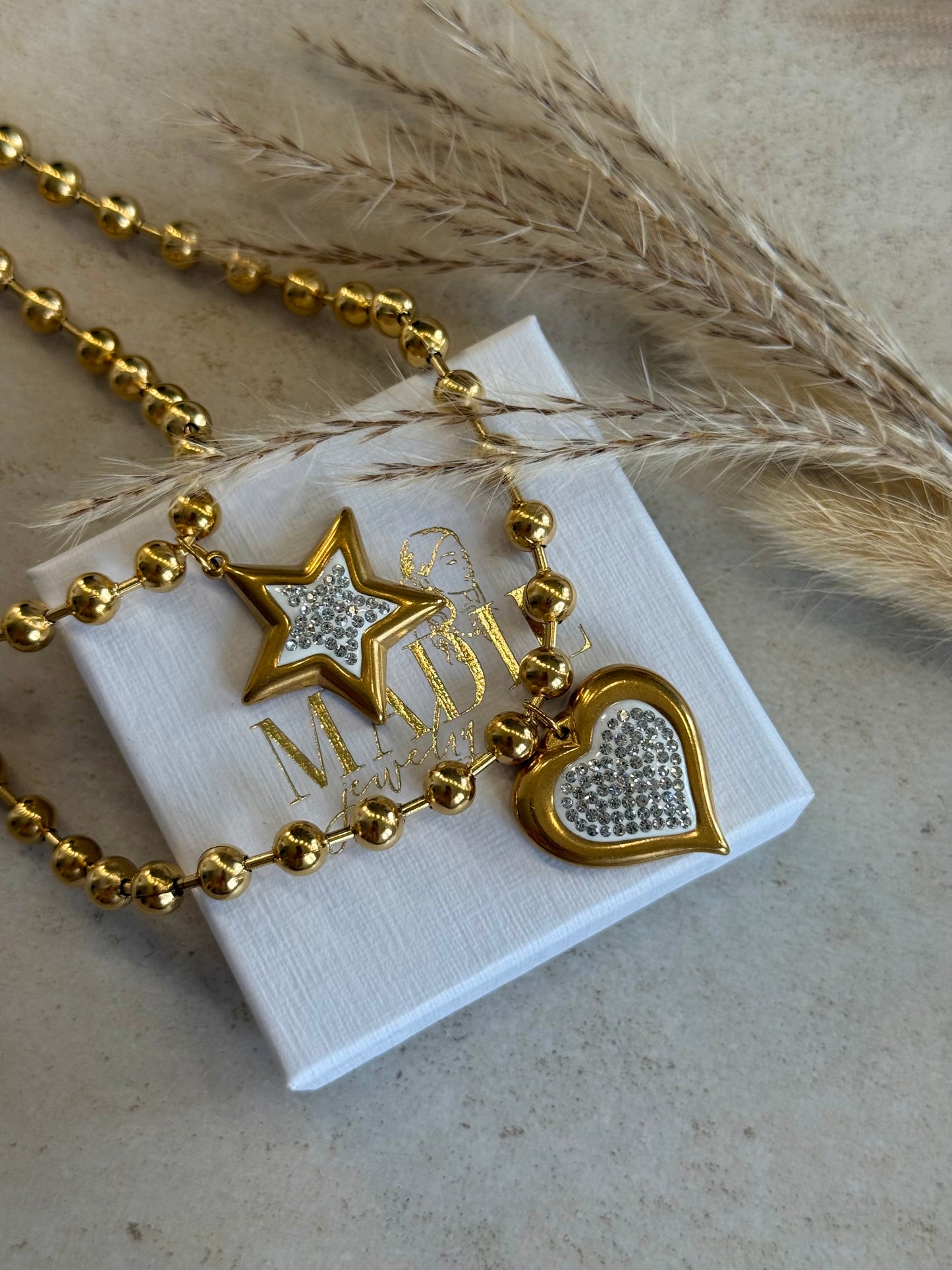 Crystal Star Halskette