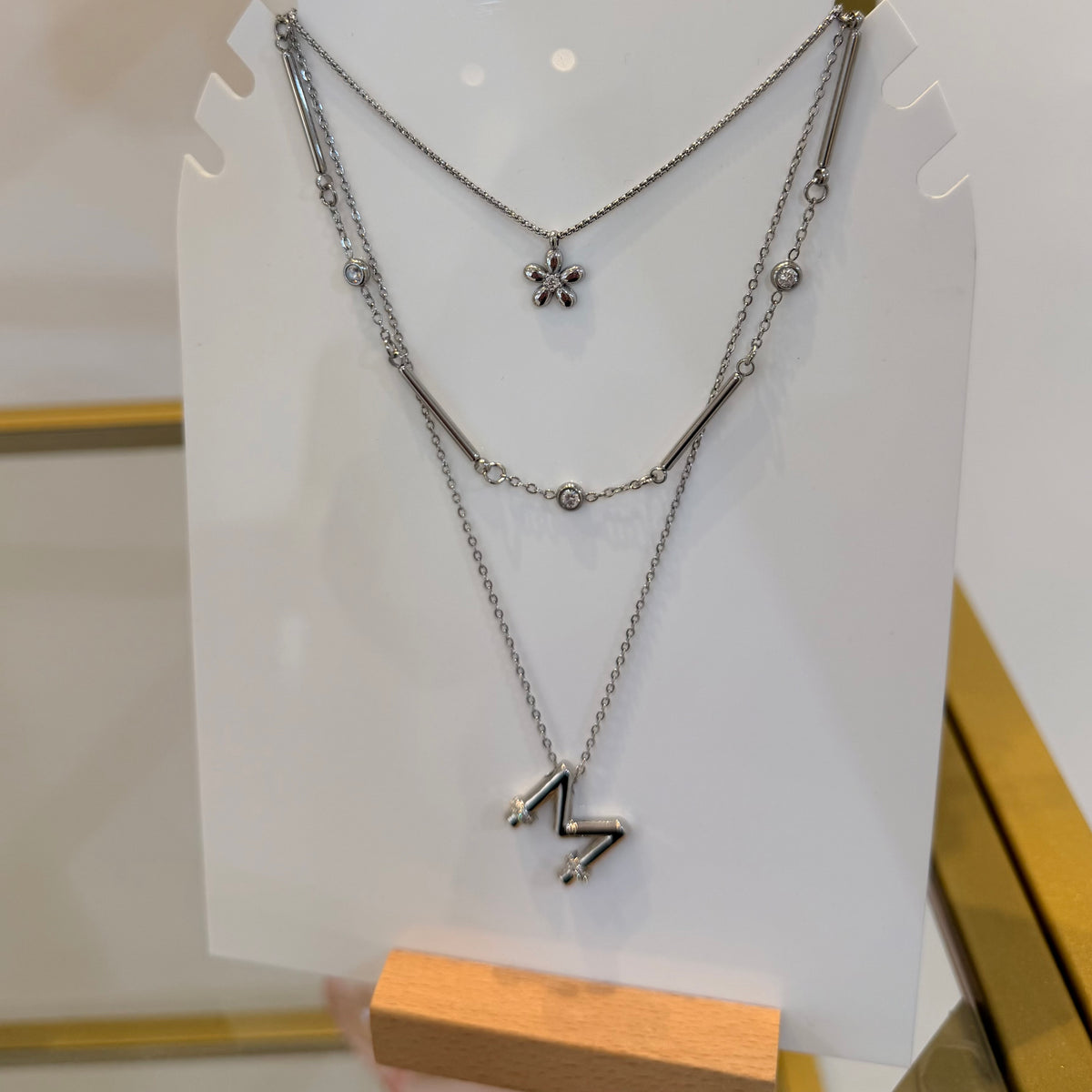 Silber Glow Kette