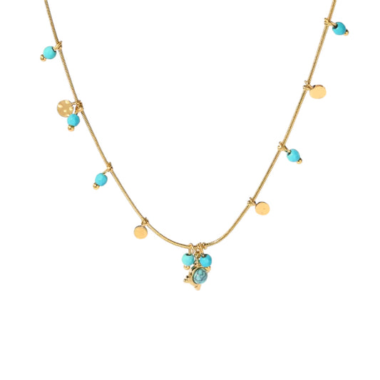 Turquoise Charm Chain