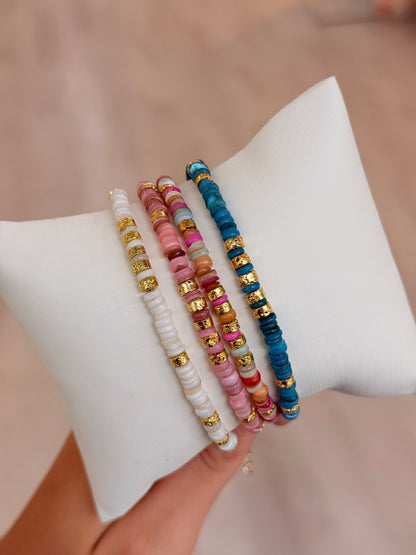 Bunte Perlen Armbänder