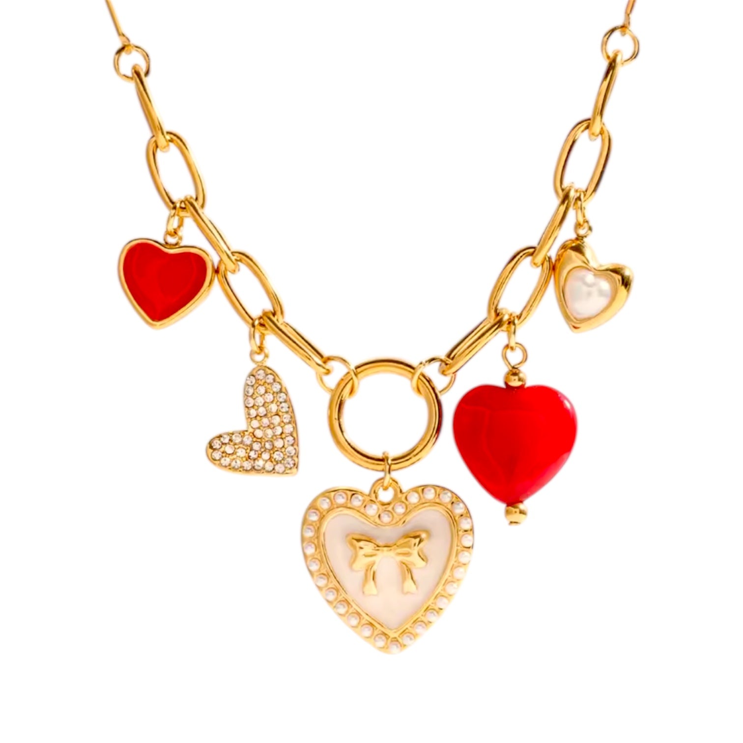 Sweet Heart Charm Halskette