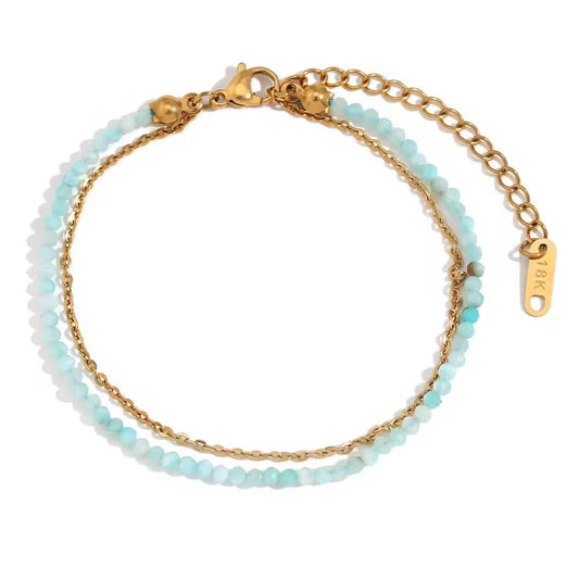 Aqua Blush Fusskettchen