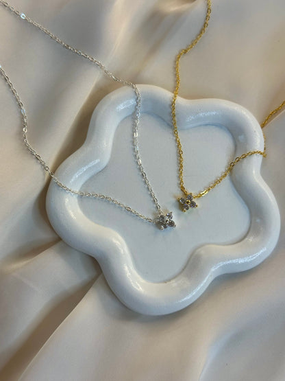 Stellar Sparkle Kette | 925 Sterling Silber