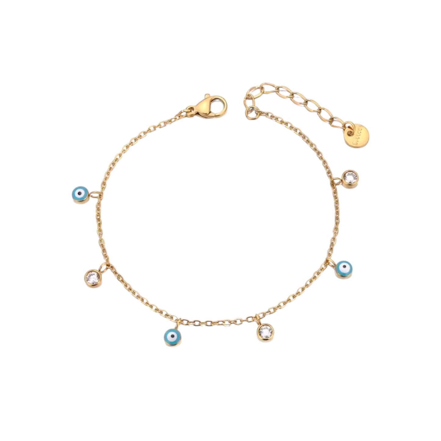 Evil Eye Charm Armband