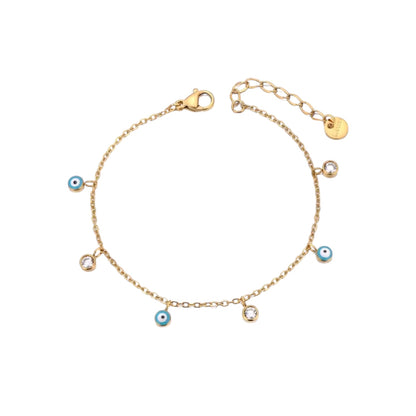 Evil Eye Charm Armband