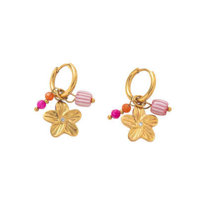 Candy Bloom Hoops
