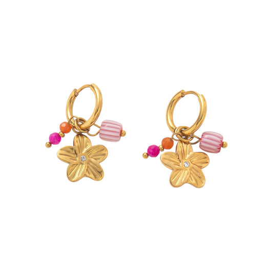Candy Bloom Hoops