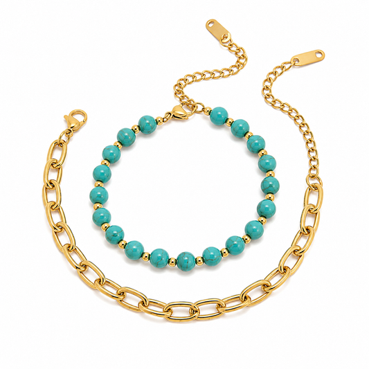 Santorini Glow Armband Set