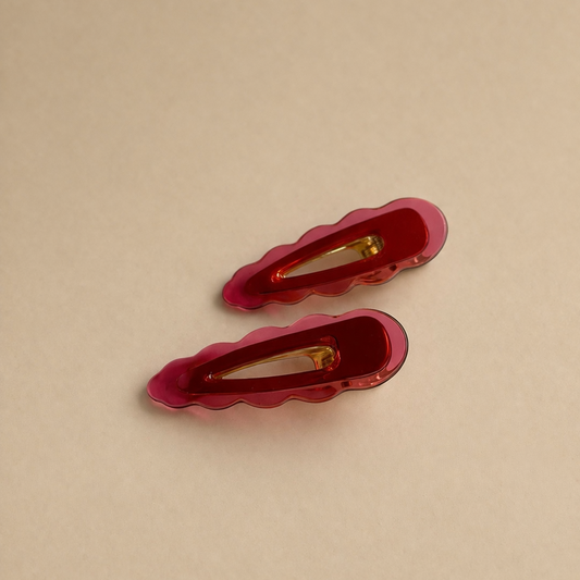Cherry Wave Clips