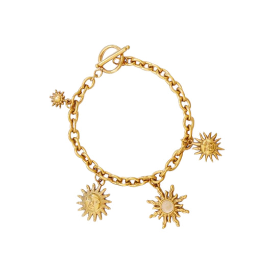 Sunny Charm Armband | Stainless Steel