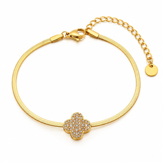 Clover Sparkle Armband