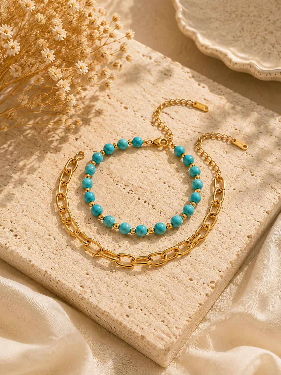 Santorini Glow Armband Set